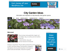 Tablet Screenshot of citygardenideas.com